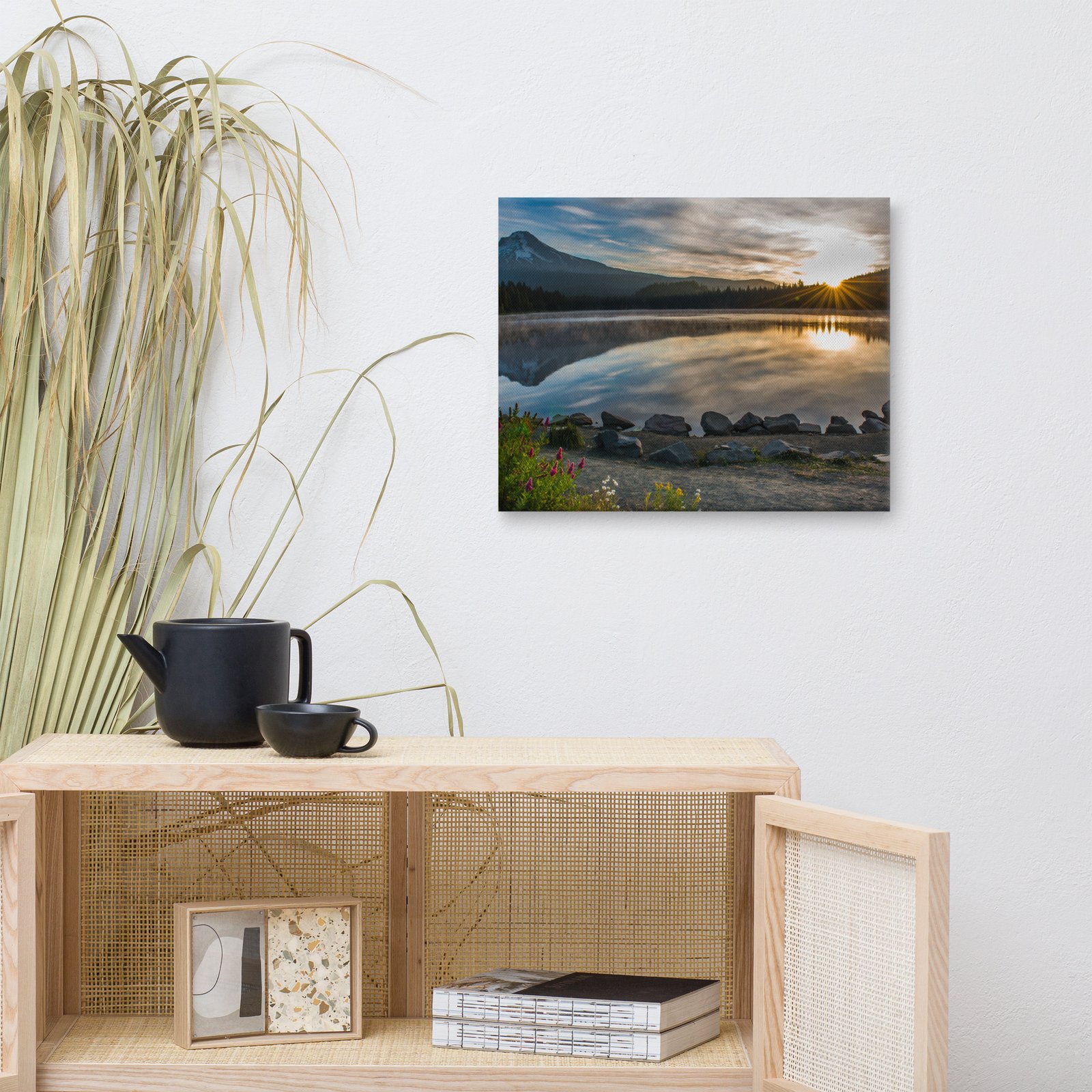 Sunrise, Trillium lake, Mt. Hood Oregon - Canvas Digital Printing - Image 4