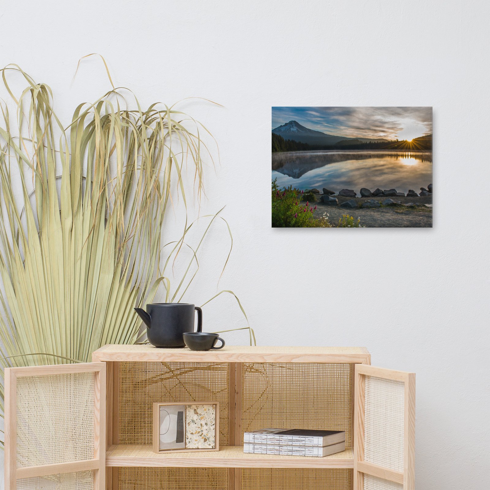 Sunrise, Trillium lake, Mt. Hood Oregon - Canvas Digital Printing - Image 5