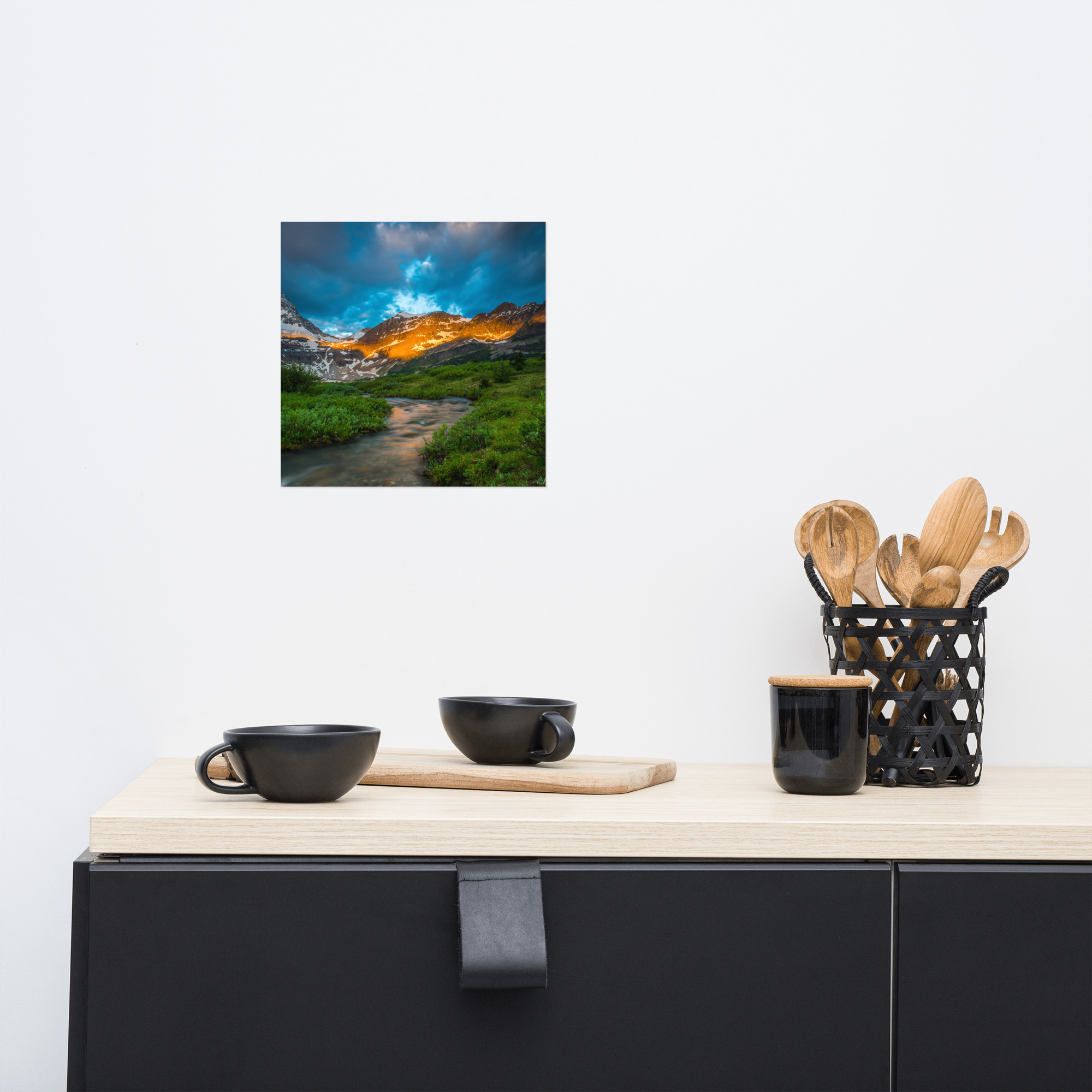 Sunrise at the foot of Mt. Assiniboine British Columbia - Enhanced Matte Paper Poster(in) - Image 2