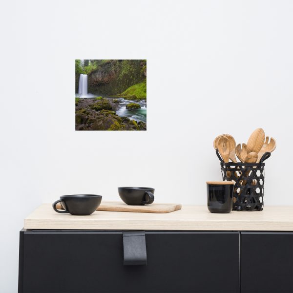 Abiqua Falls, Scotts Mills, Oregon - Premium Luster Photo Paper Poster (in) - Image 2