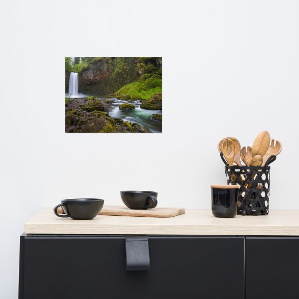 Abiqua Falls, Scotts Mills, Oregon - Premium Luster Photo Paper Poster (in) - Image 3