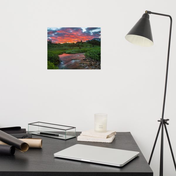 Sunrise at Mt. Assiniboine, British Columbia - Premium Luster Photo Paper Poster (in) - Image 3