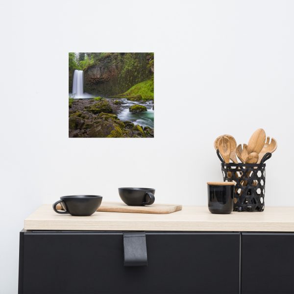 Abiqua Falls, Scotts Mills, Oregon - Premium Luster Photo Paper Poster (in) - Image 4