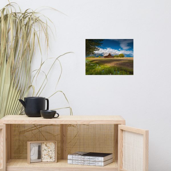 Moulton Barn, Grand Tetons, Wyoming - Premium Luster Photo Paper Poster (in) - Image 5