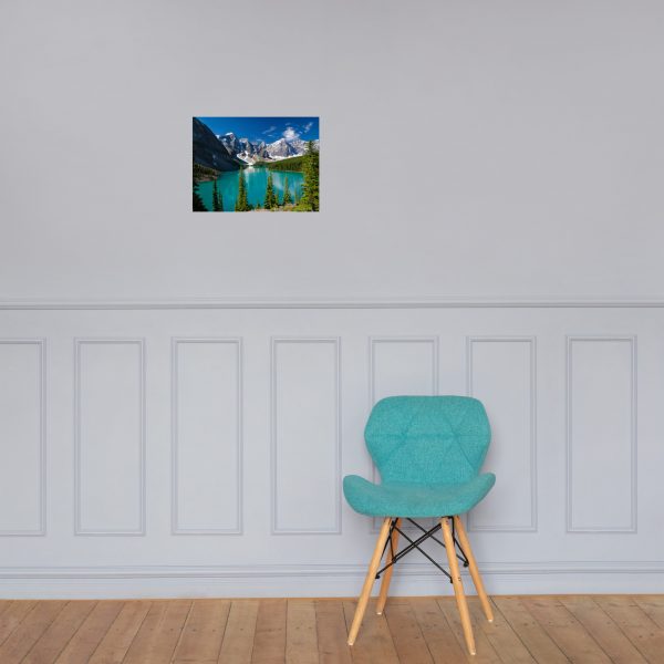Moraine Lake, British Columbia - Premium Luster Photo Paper Poster (in) - Image 4