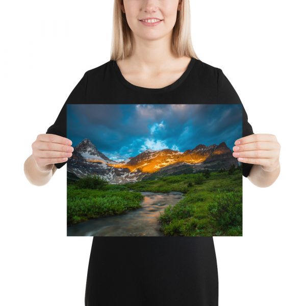 Sunrise at the foot of Mt. Assiniboine British Columbia - Premium Luster Photo Paper Poster (in) - Image 5