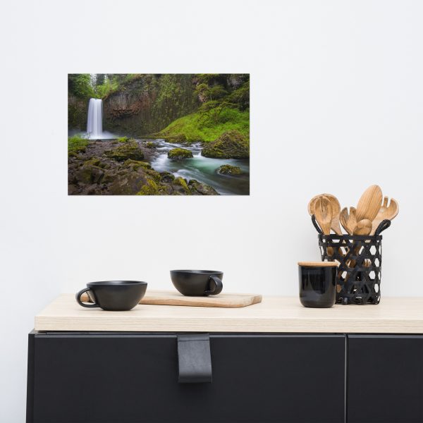 Abiqua Falls, Scotts Mills, Oregon - Premium Luster Photo Paper Poster (in) - Image 6