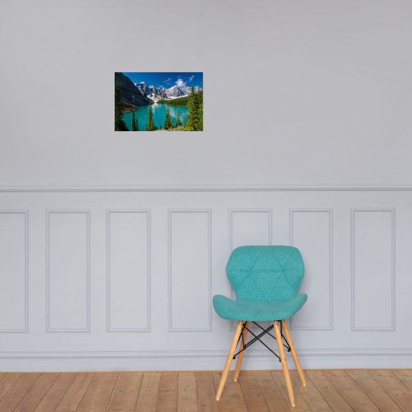 Moraine Lake, British Columbia - Premium Luster Photo Paper Poster (in) - Image 5