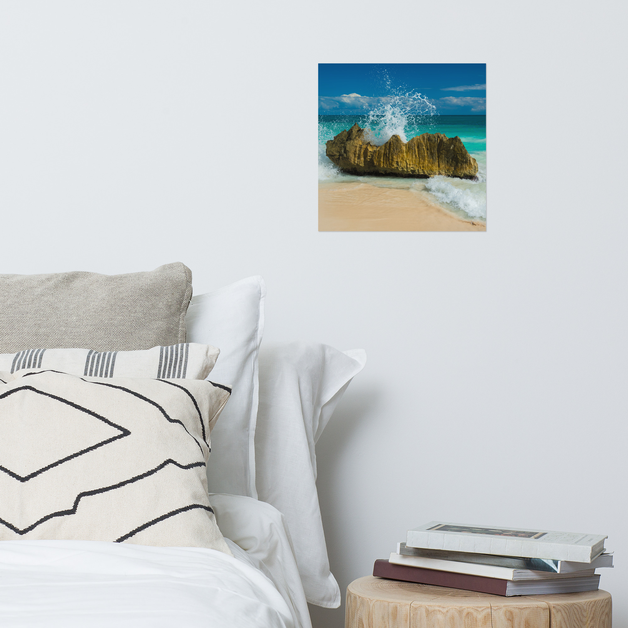 Tropical Waves on Rocks - Premium Luster Photo Paper Poster (in) - Image 7