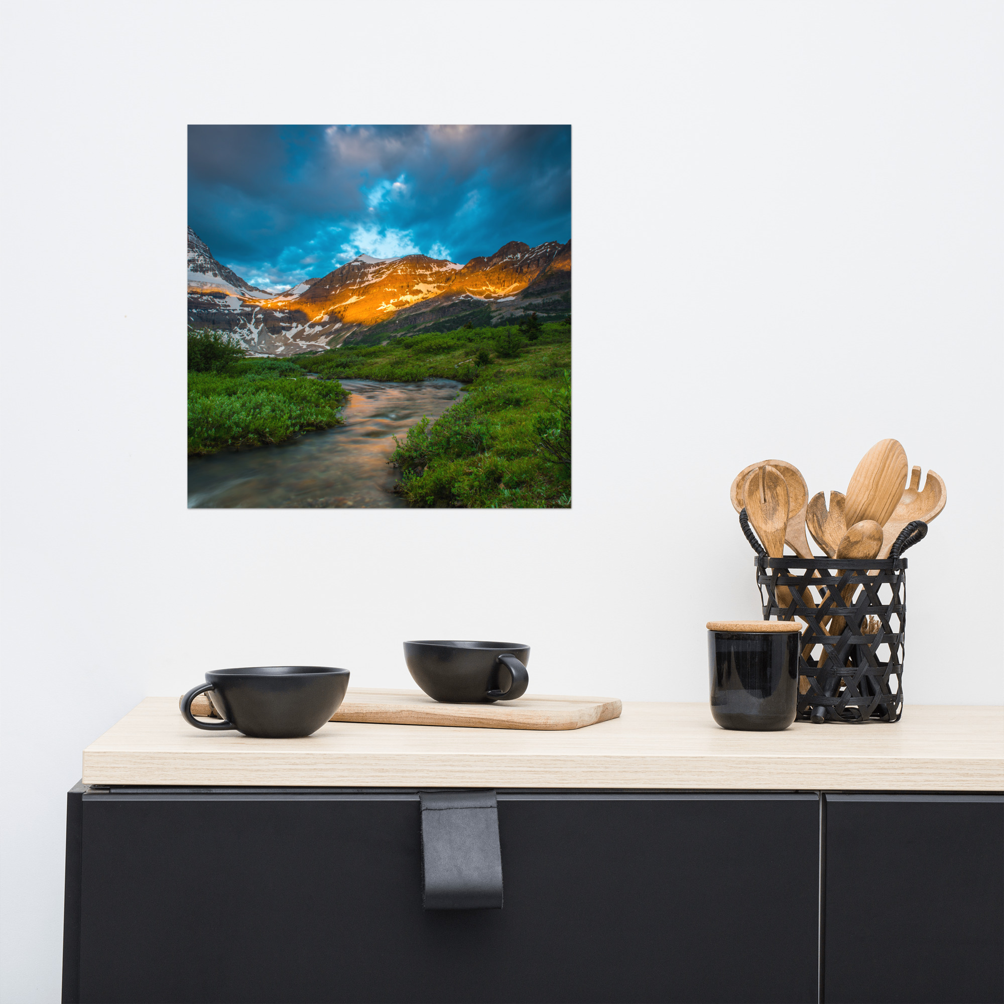 Sunrise at the foot of Mt. Assiniboine British Columbia - Enhanced Matte Paper Poster(in) - Image 8