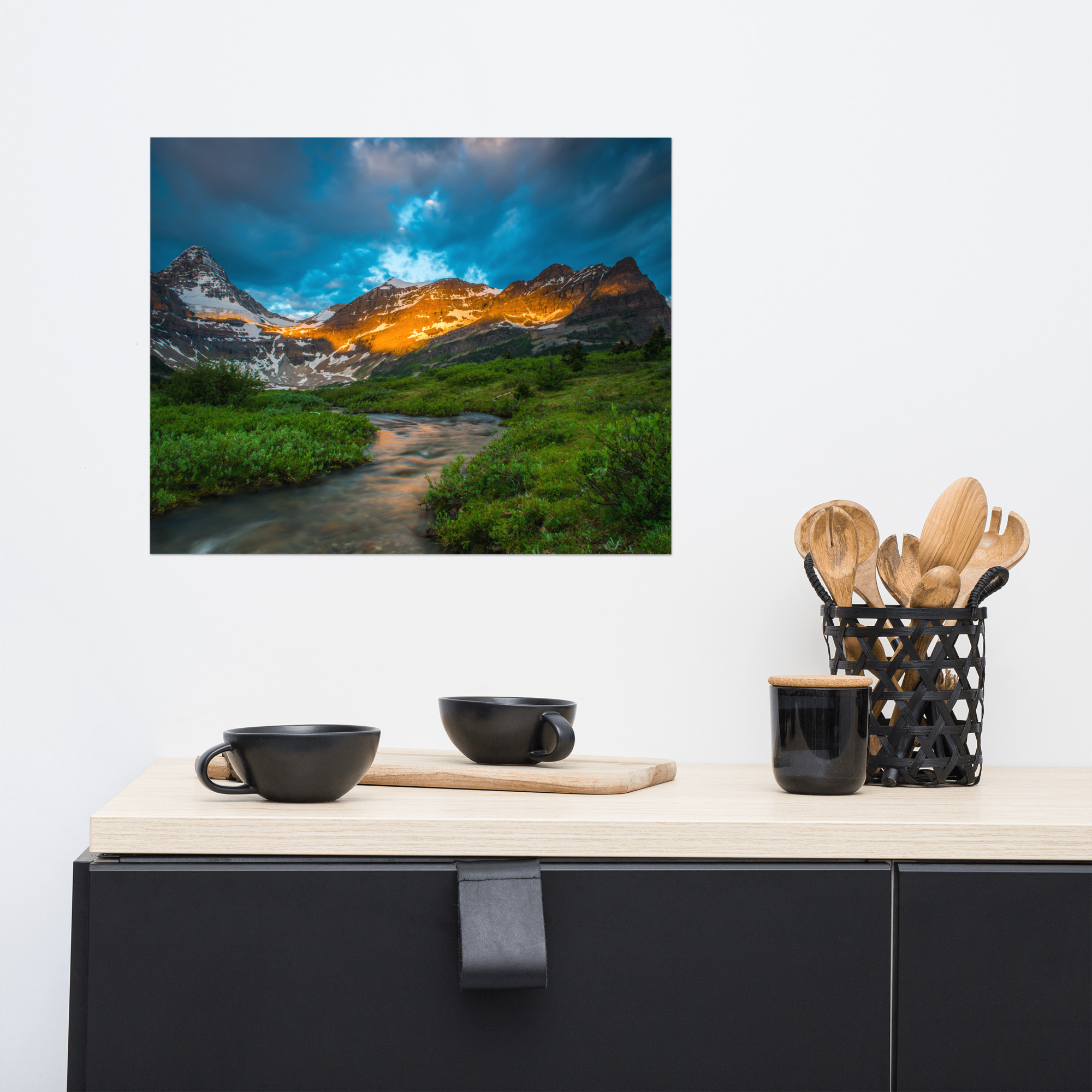 Sunrise at the foot of Mt. Assiniboine British Columbia - Enhanced Matte Paper Poster(in) - Image 9