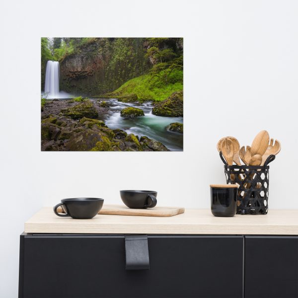 Abiqua Falls, Scotts Mills, Oregon - Premium Luster Photo Paper Poster (in) - Image 9