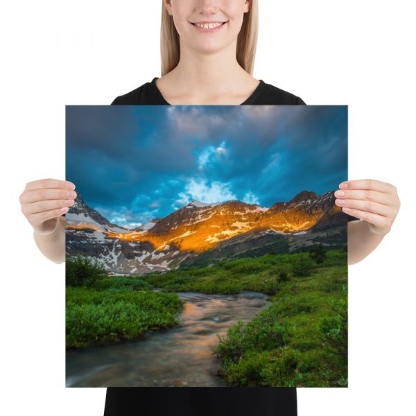 Sunrise at the foot of Mt. Assiniboine British Columbia - Premium Luster Photo Paper Poster (in) - Image 10