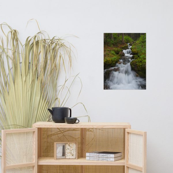 Moraine Creek, Banff National Park, Alberta Canada - Premium Luster Photo Paper Poster (in)