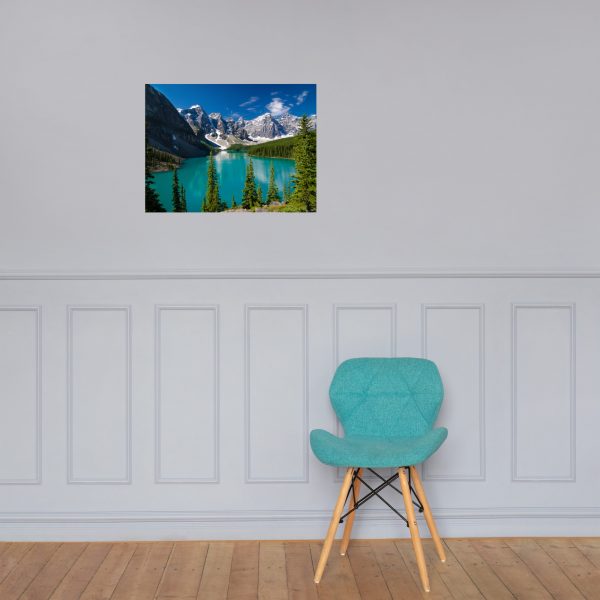 Moraine Lake, British Columbia - Premium Luster Photo Paper Poster (in) - Image 10