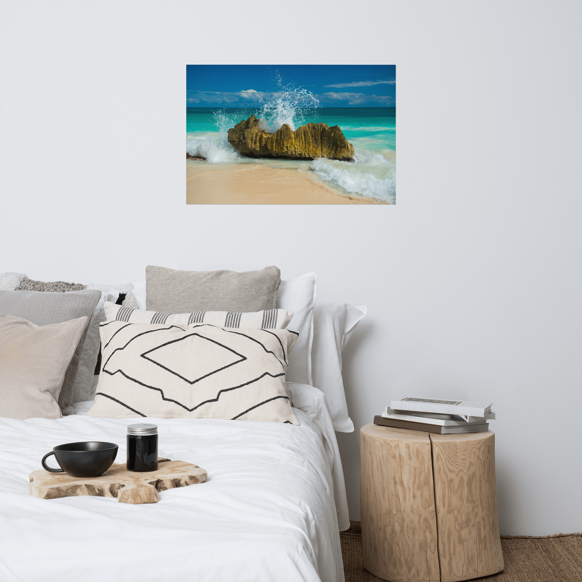Tropical Waves on Rocks - Premium Luster Photo Paper Poster (in) - Image 11