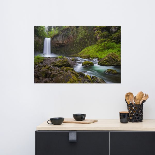 Abiqua Falls, Scotts Mills, Oregon - Premium Luster Photo Paper Poster (in) - Image 11