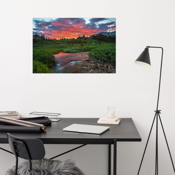Sunrise at Mt. Assiniboine, British Columbia - Premium Luster Photo Paper Poster (in) - Image 11