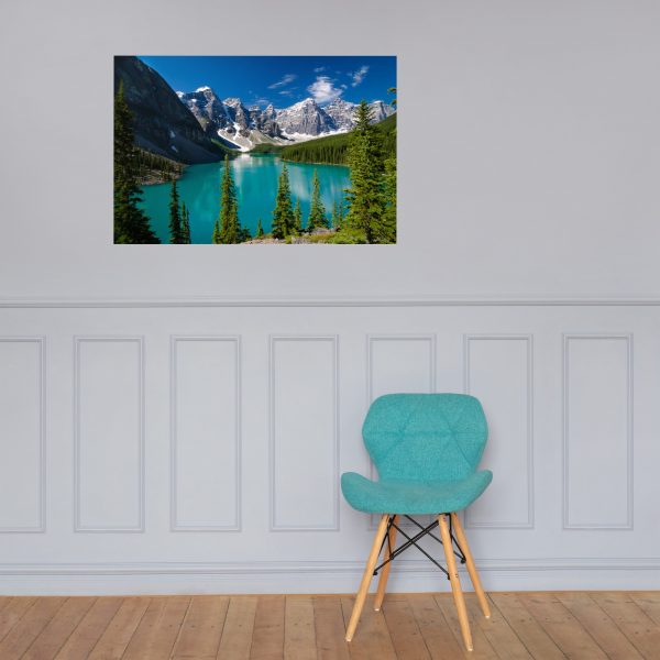 Moraine Lake, British Columbia - Premium Luster Photo Paper Poster (in) - Image 11