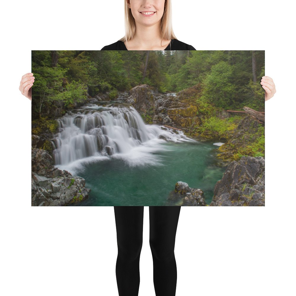Sawmill Falls, Gates, Oregon - Enhanced Matte Paper Poster(in) - Image 12