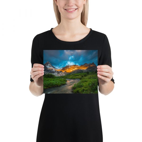Sunrise at the foot of Mt. Assiniboine British Columbia - Premium Luster Photo Paper Poster (in) - Image 12