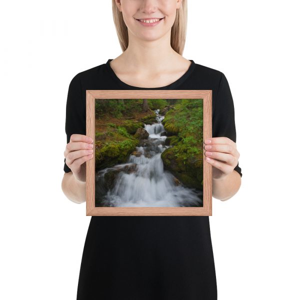 Moraine Creek, Banff National Park, Alberta Canada - Enhanced Matte Paper Framed Poster (in) - Image 14