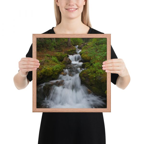 Moraine Creek, Banff National Park, Alberta Canada - Enhanced Matte Paper Framed Poster (in) - Image 19