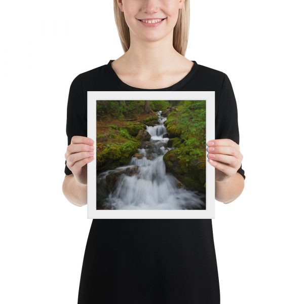 Moraine Creek, Banff National Park, Alberta Canada - Enhanced Matte Paper Framed Poster (in) - Image 26