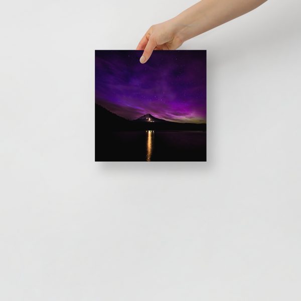 Northern Lights at Mt.Hood, Oregon - Premium Luster Photo Paper Poster (in) - Image 2