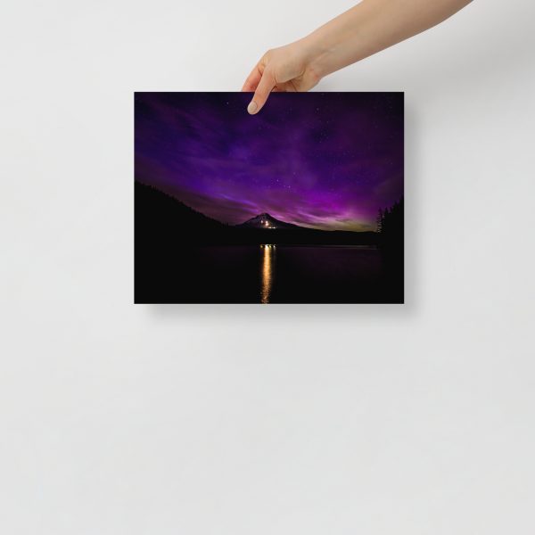 Northern Lights at Mt.Hood, Oregon - Premium Luster Photo Paper Poster (in) - Image 3