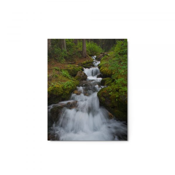 Moraine Creek, Banff National Park, Alberta Canada - Glossy Metal print - Image 3