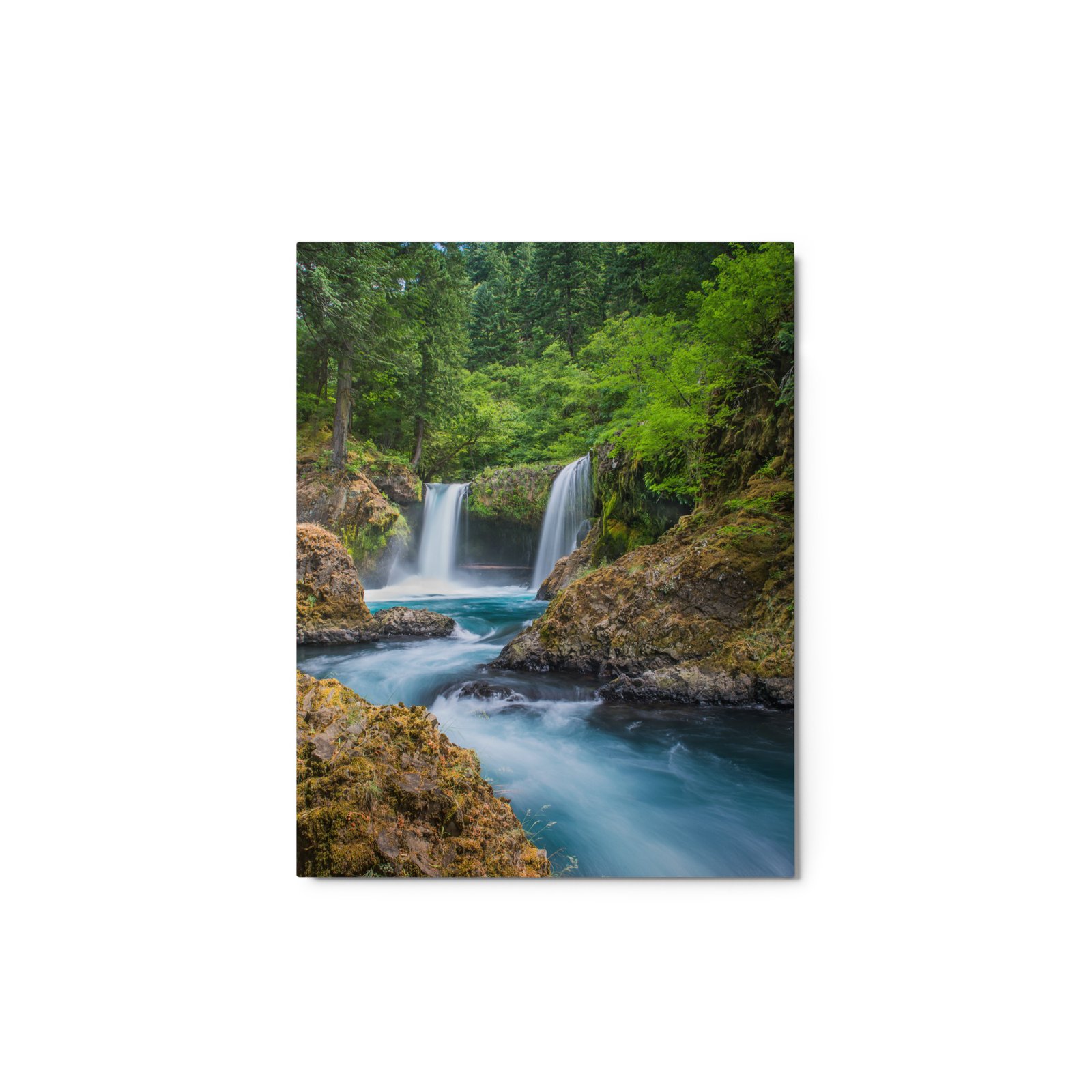 Spirit Falls, Washington - Glossy Metal Print - Image 3