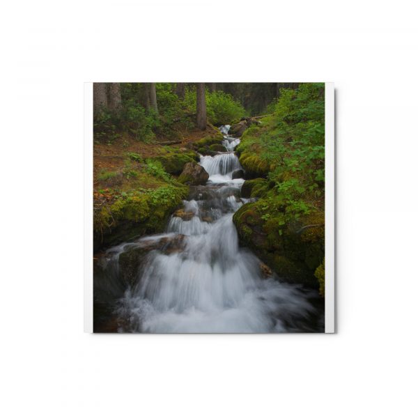 Moraine Creek, Banff National Park, Alberta Canada - Glossy Metal print - Image 2