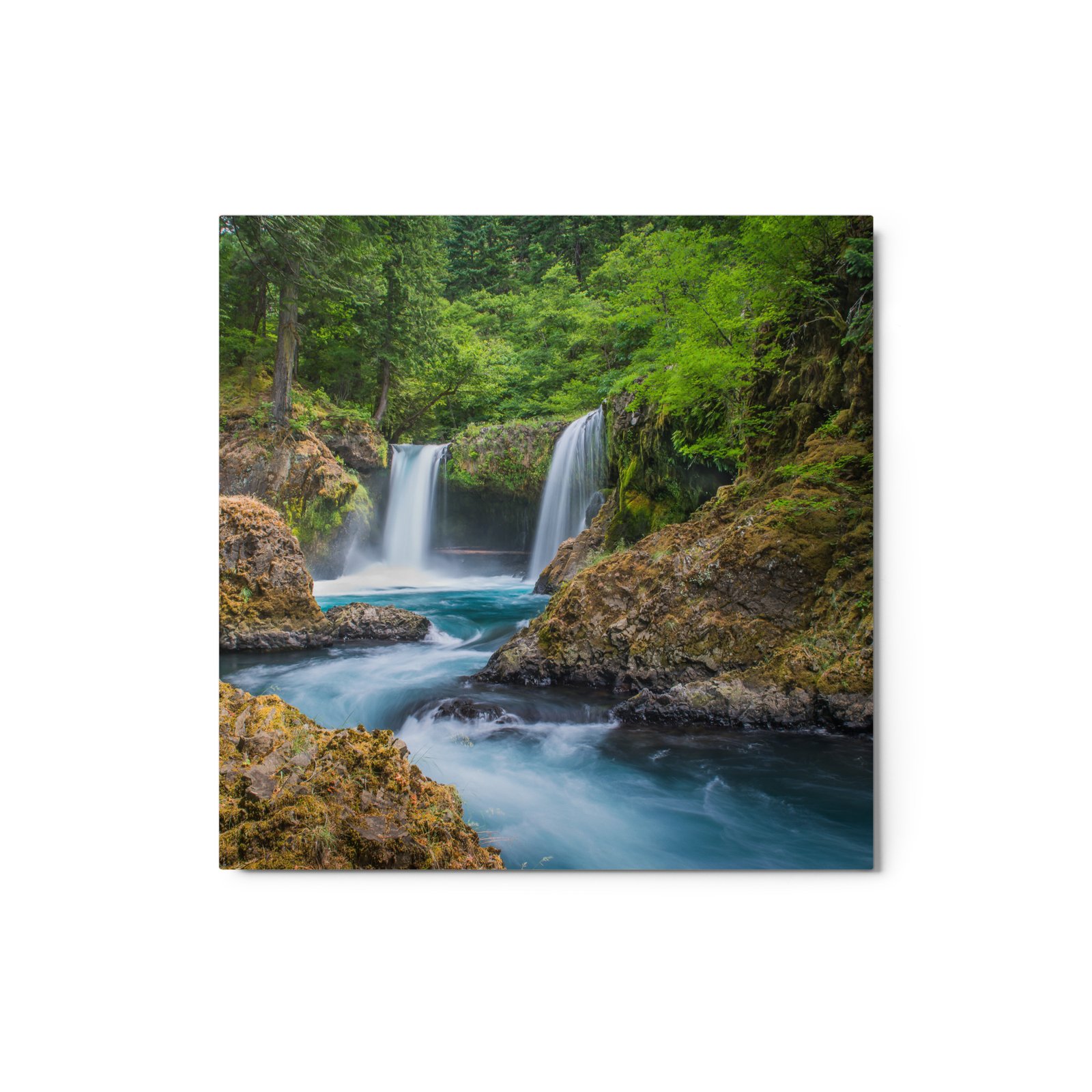 Spirit Falls, Washington - Glossy Metal Print - Image 2