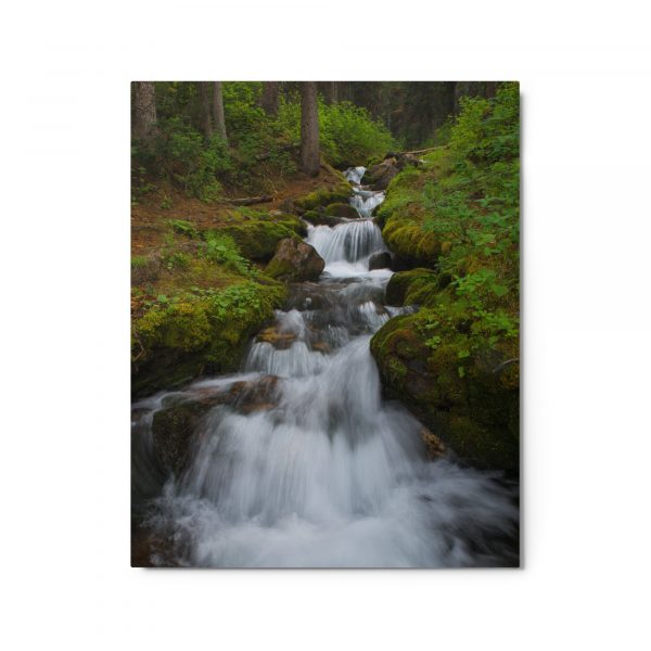 Moraine Creek, Banff National Park, Alberta Canada - Glossy Metal print - Image 4