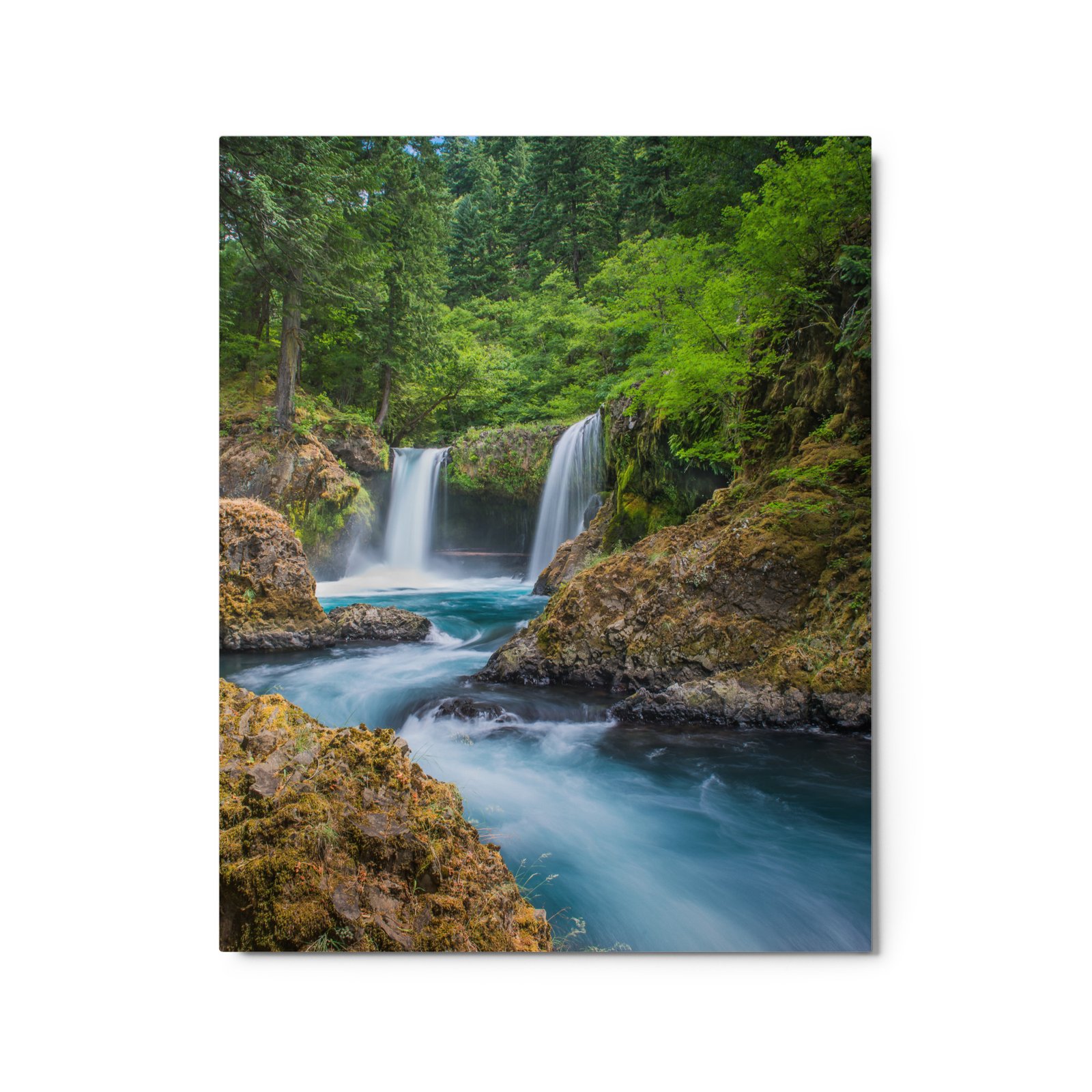 Spirit Falls, Washington - Glossy Metal Print - Image 4