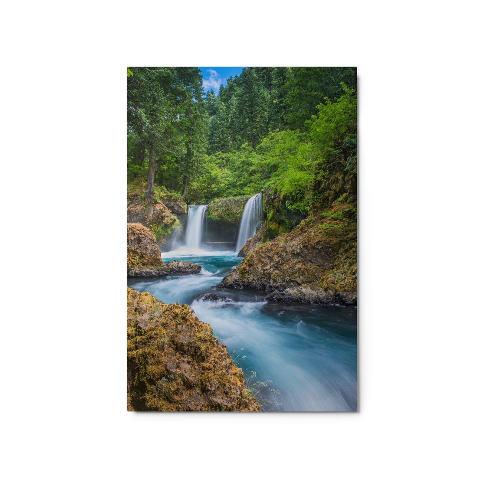 Spirit Falls, Washington - Glossy Metal Print - Image 5