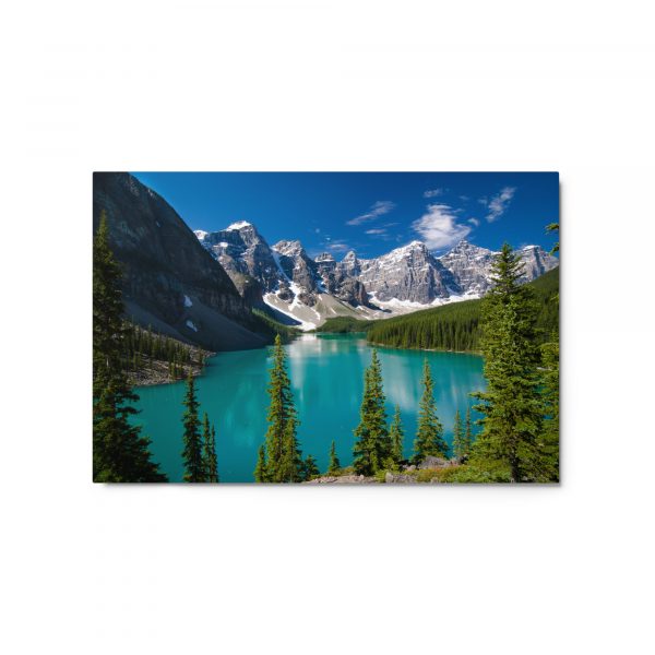 Moraine Lake, British Columbia - Glossy Metal Print - Image 5