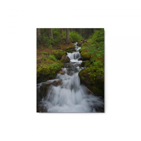 Moraine Creek, Banff National Park, Alberta Canada - Glossy Metal print