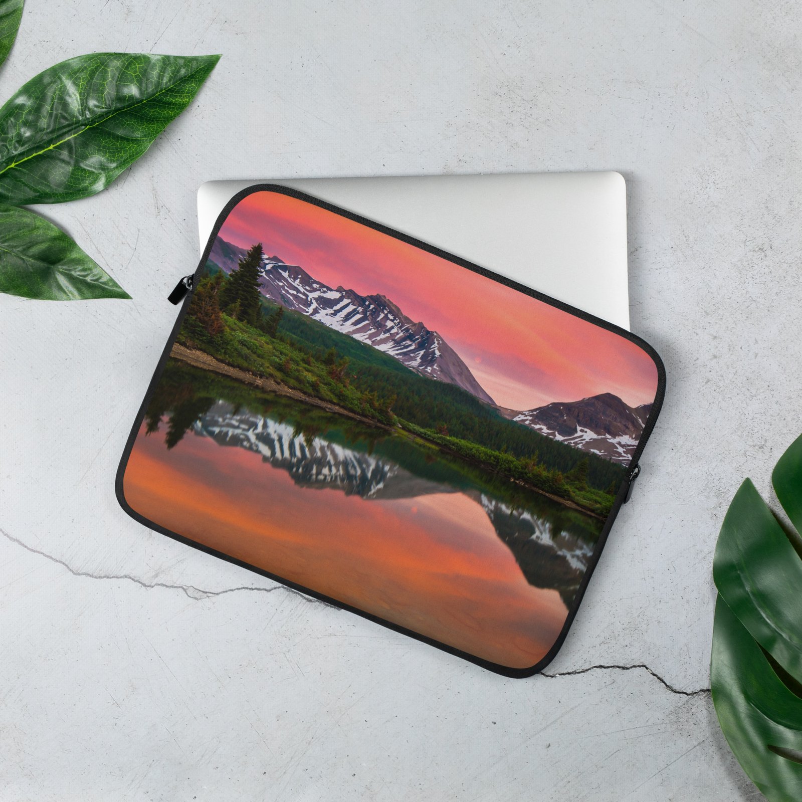 Sunset in Banff, British Columbia - Laptop Sleeve