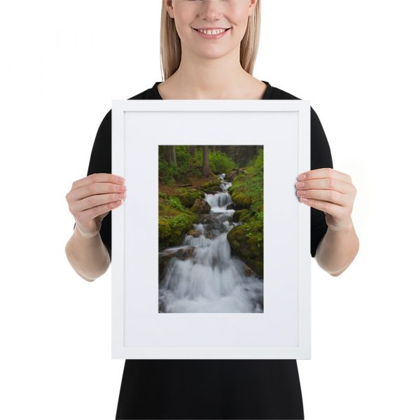 Moraine Creek, Banff National Park, Alberta Canada - Matte Paper Framed Poster With Mat (cm) - Image 6