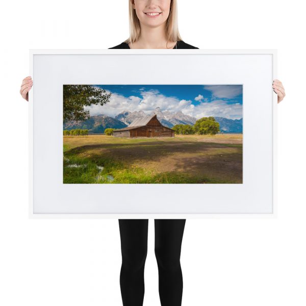 Moulton Barn, Grand Tetons, Wyoming - Matte Paper Framed Poster With Mat (cm) - Image 8