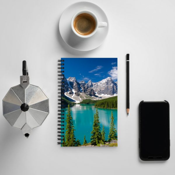 Moraine Lake, British Columbia - Spiral notebook