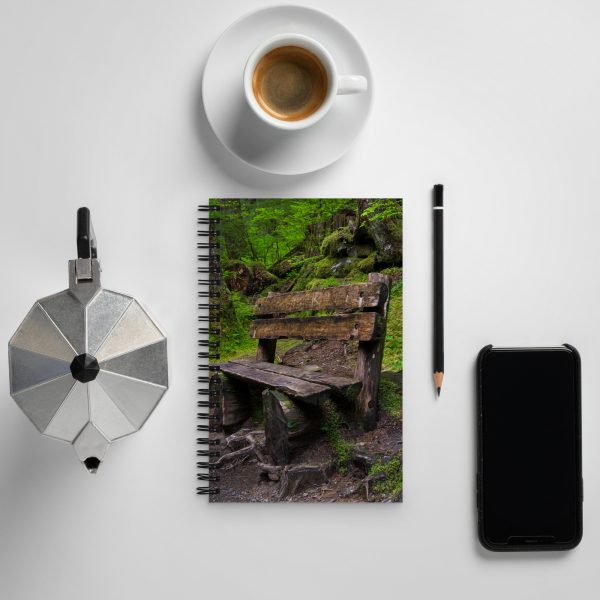 Forrest Bench - Spiral notebook