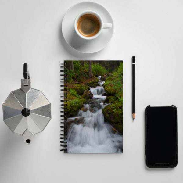 Moraine Creek, Banff National Park, Alberta Canada  - Spiral notebook
