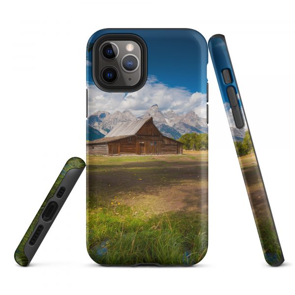 Moulton Barn, Grand Tetons, Wyoming - Tough iPhone Case - Image 3