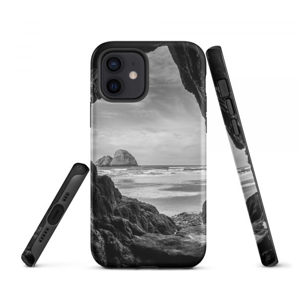 Ocean View Peaking Through Rocks - Tough iPhone Case - Image 9