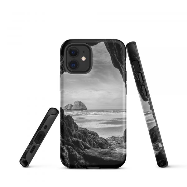 Ocean View Peaking Through Rocks - Tough iPhone Case - Image 8
