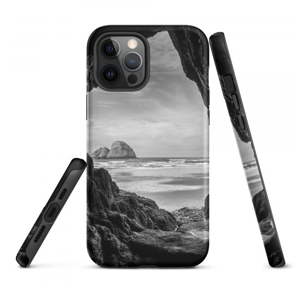 Ocean View Peaking Through Rocks - Tough iPhone Case - Image 13
