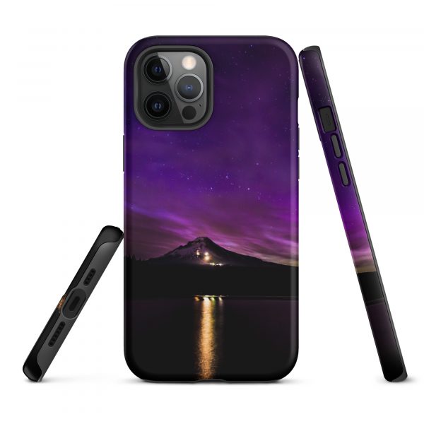 Northern Lights at Mt.Hood, Oregon - Tough iPhone Case - Image 13